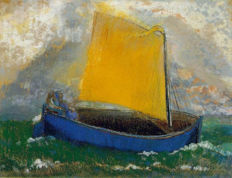 Odilon Redon The Mystical Boat china oil painting image